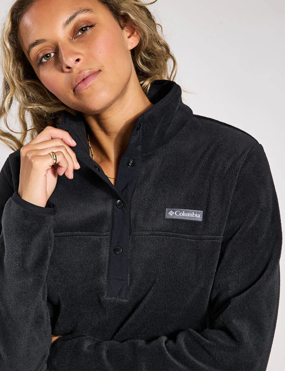 Pullover à demi-ouverture Benton Springs - Noir