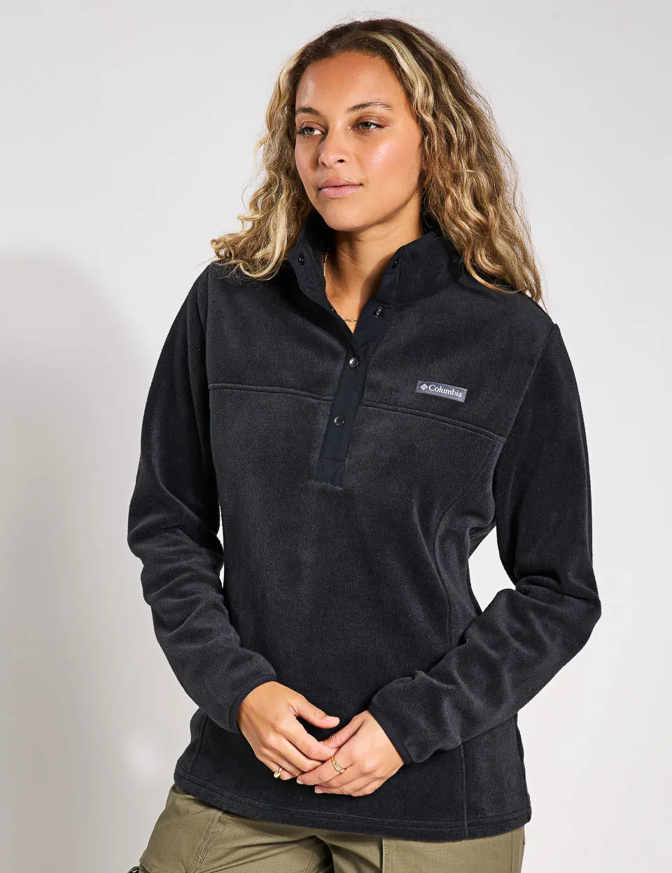 Pullover à demi-ouverture Benton Springs - Noir
