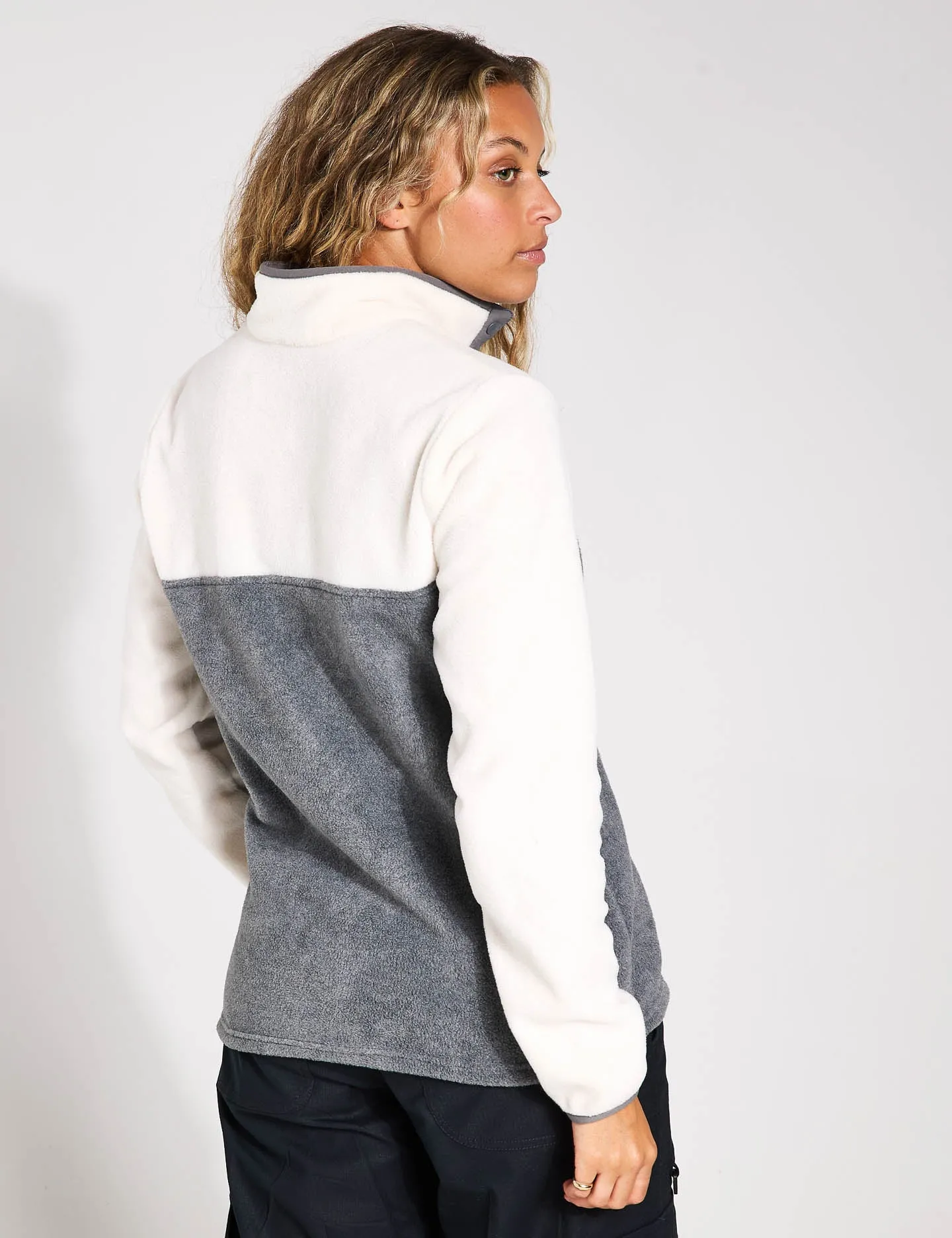 Pullover à demi-ouverture Benton Springs - Gris chiné ville/Craie