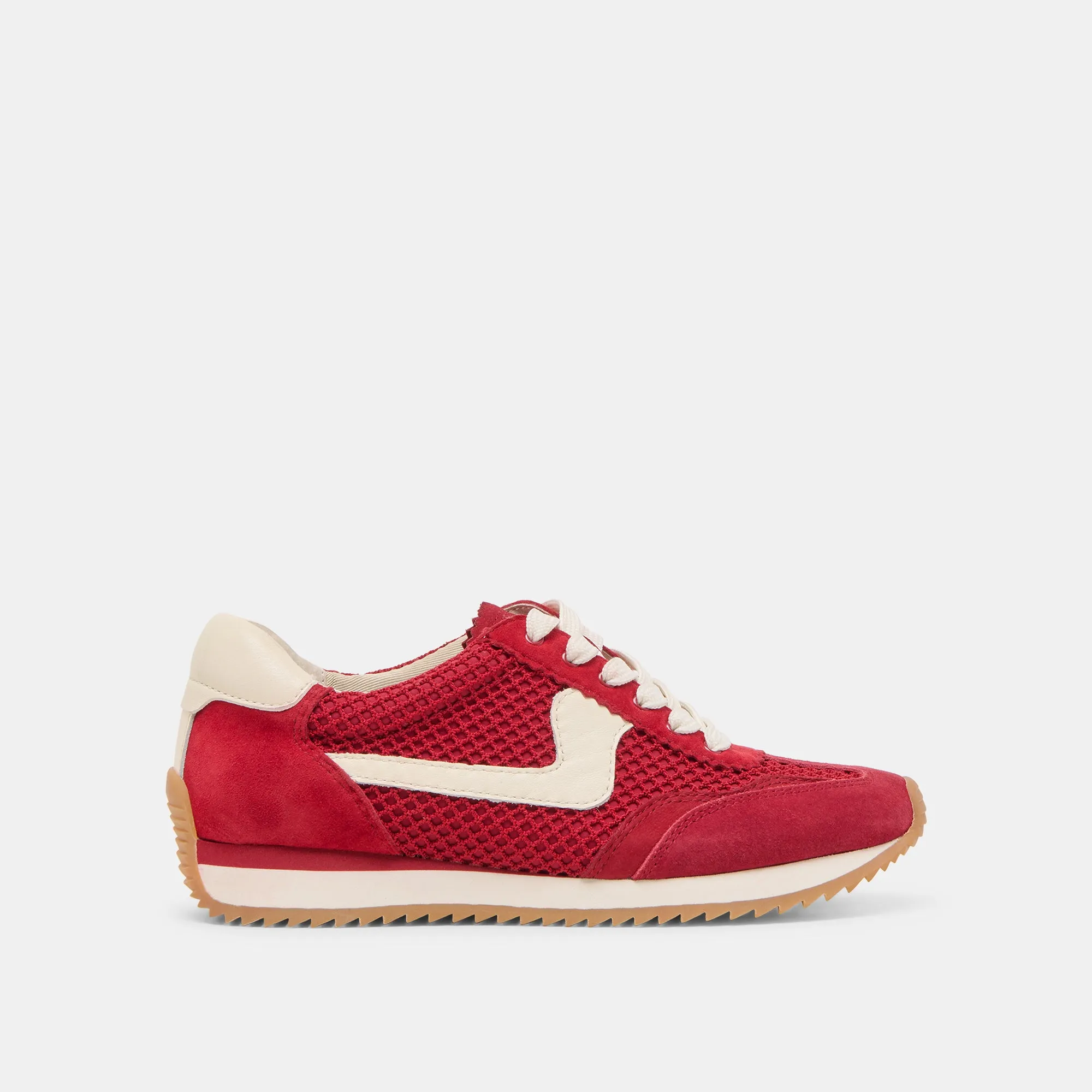 B.NTCD MESH SNEAKERS CRIMSON TISSÉ MAILLE