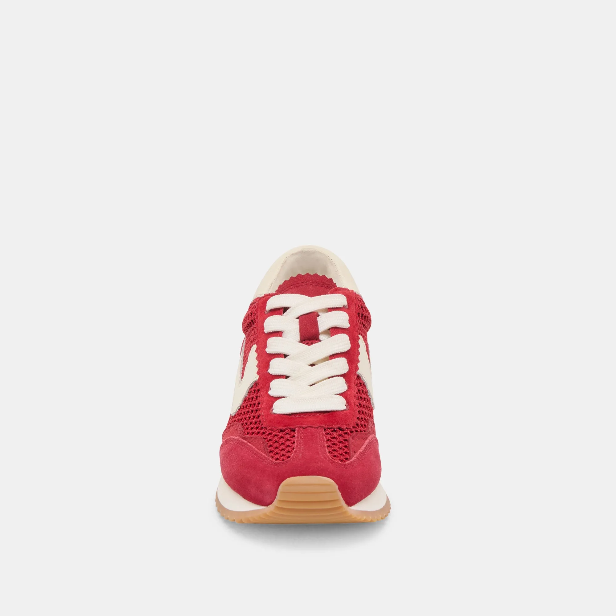 B.NTCD MESH SNEAKERS CRIMSON TISSÉ MAILLE