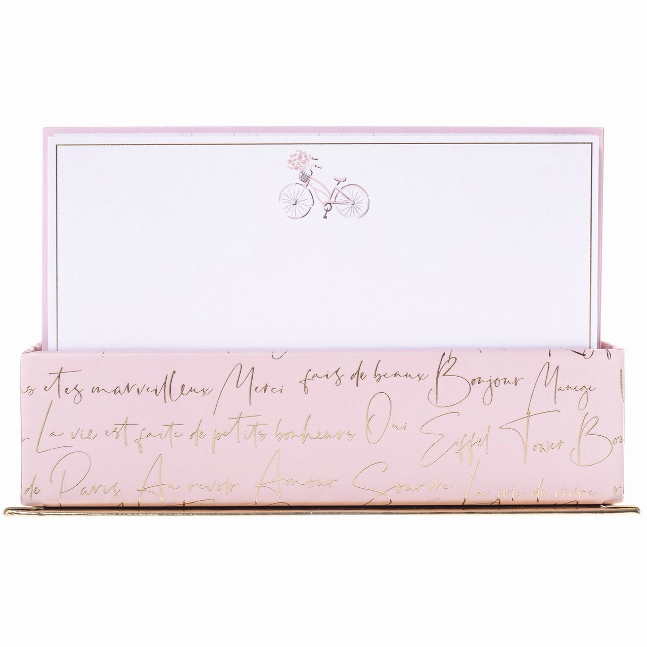 Boxed Flat Note - Parisian Traditional