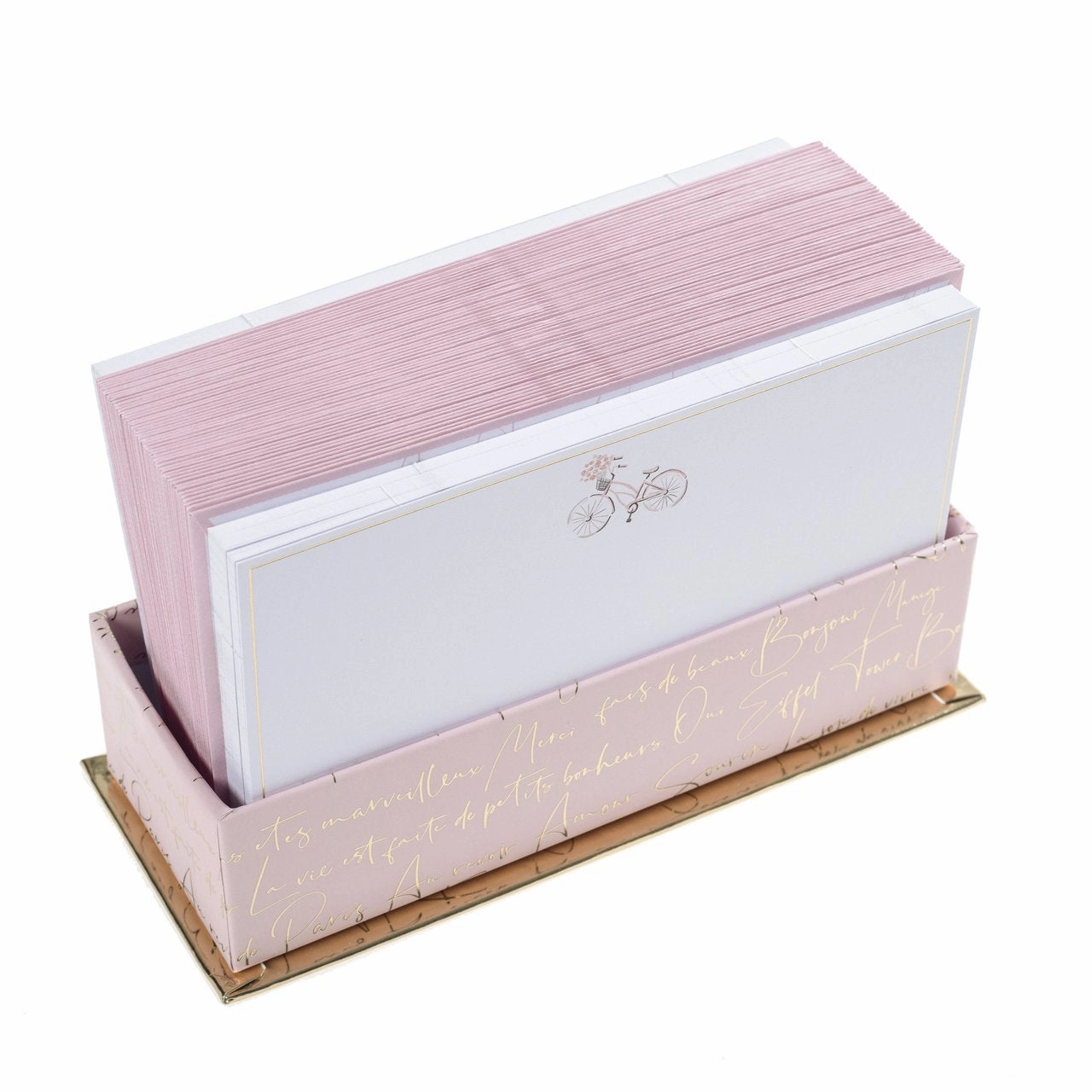 Boxed Flat Note - Parisian Traditional
