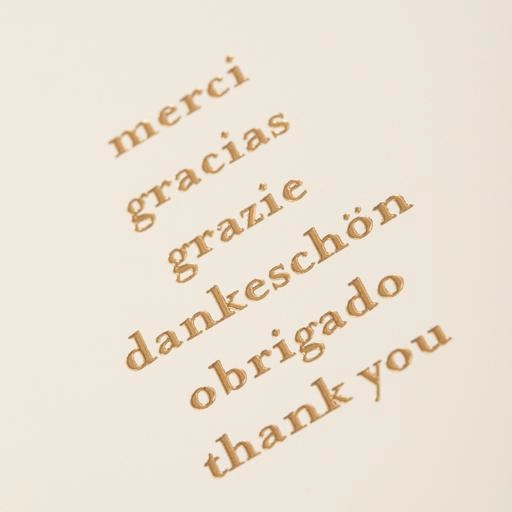 Boxed Thank You Cards - World Languages