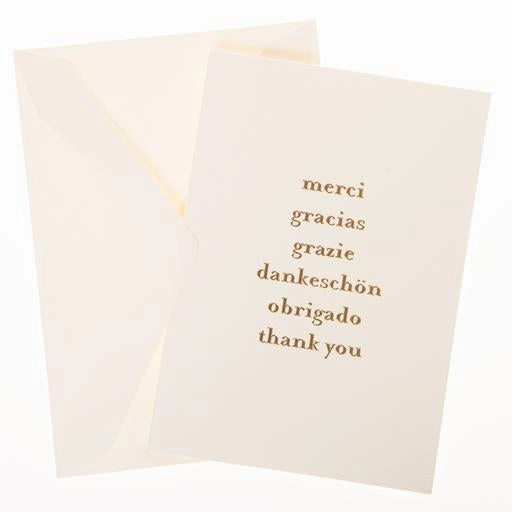 Boxed Thank You Cards - World Languages