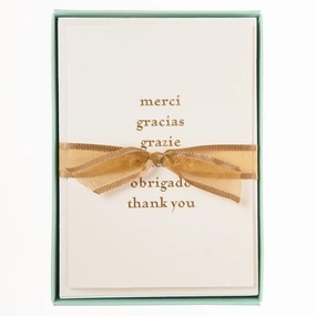 Boxed Thank You Cards - World Languages