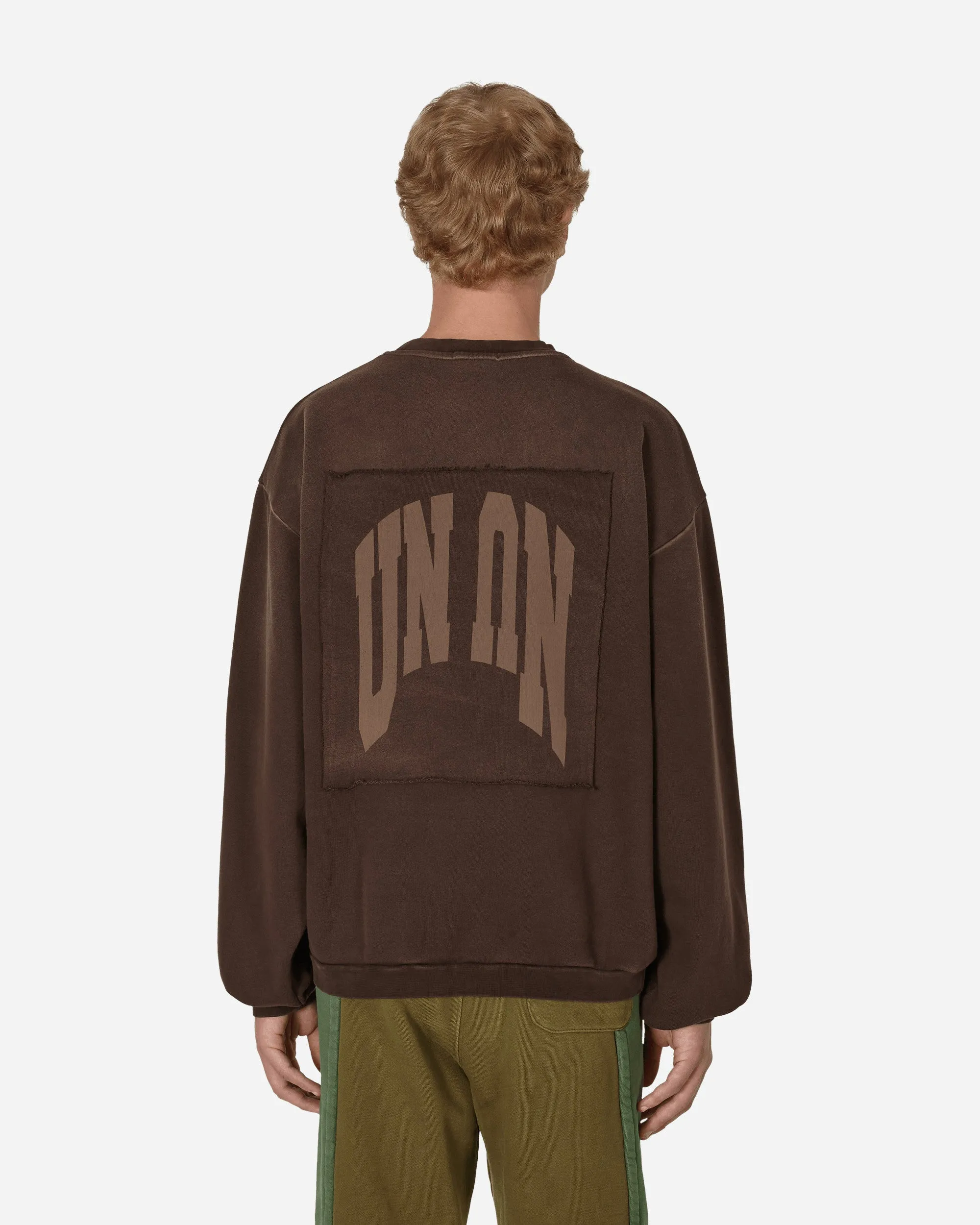 Pull molletonné carré Marron