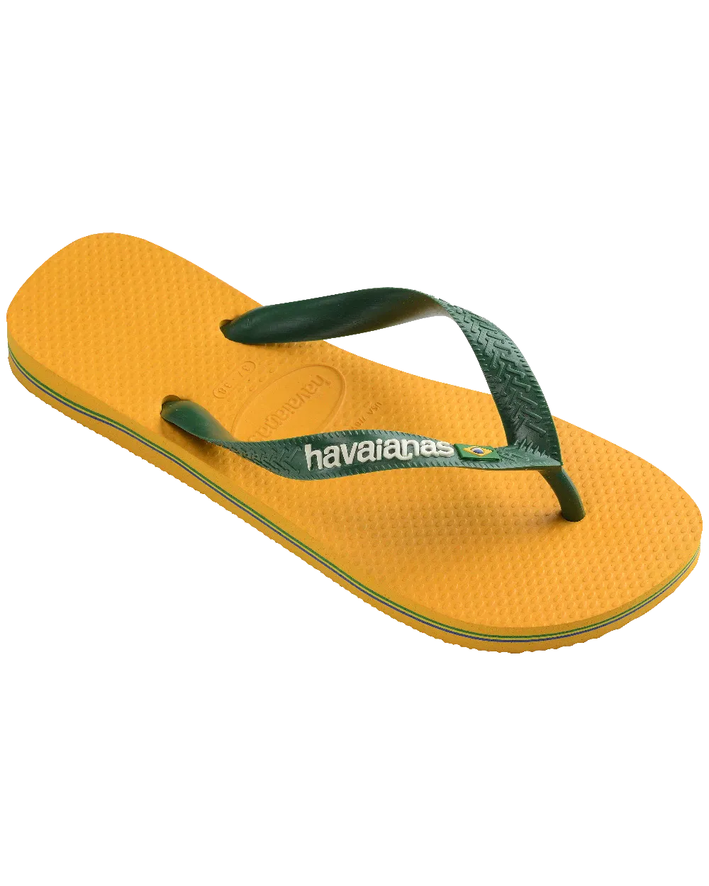 Tongues Logo Brésil en Jaune Pop