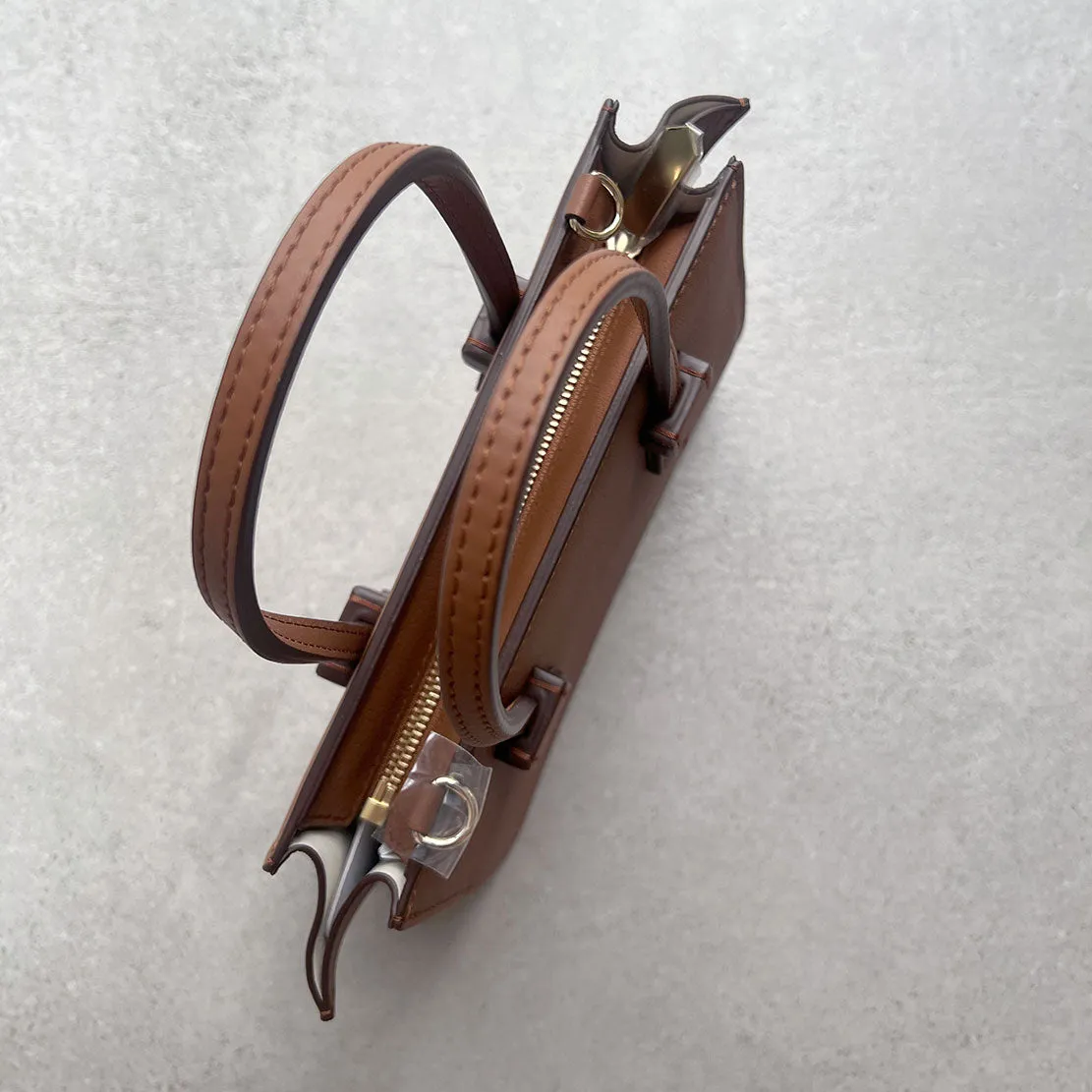 Bregancon Stand Up Mini Zip, Saddle Moreau Sacs
