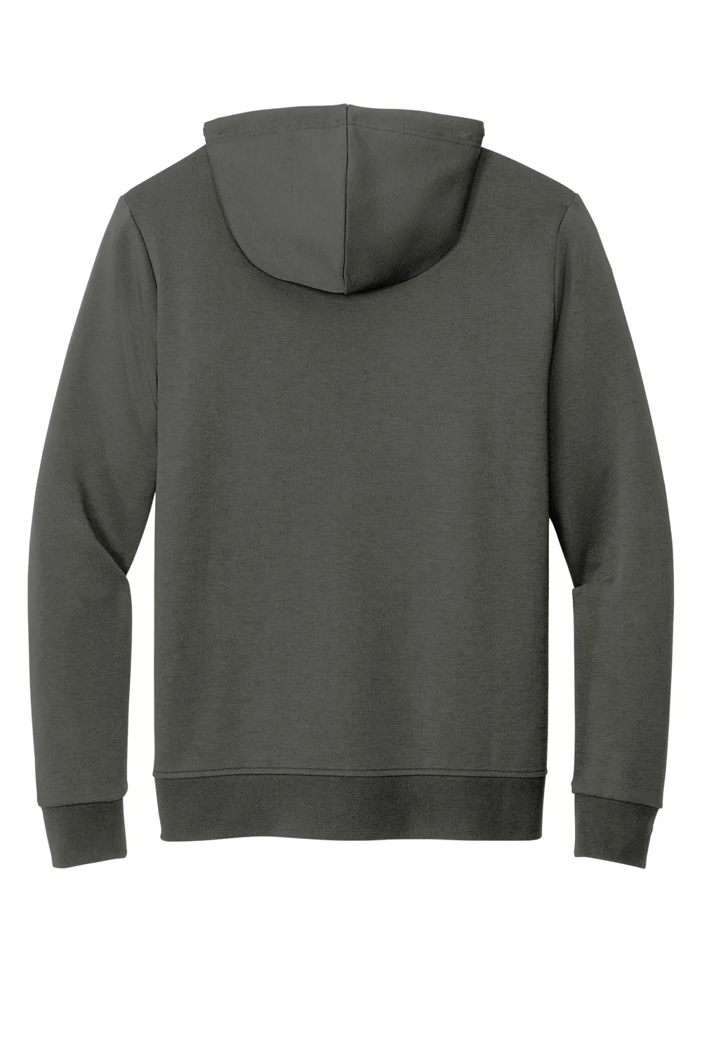 Brooks Brothers Sweat à capuche homme en double tricot avec fermeture éclair et poches - Gris Windsor