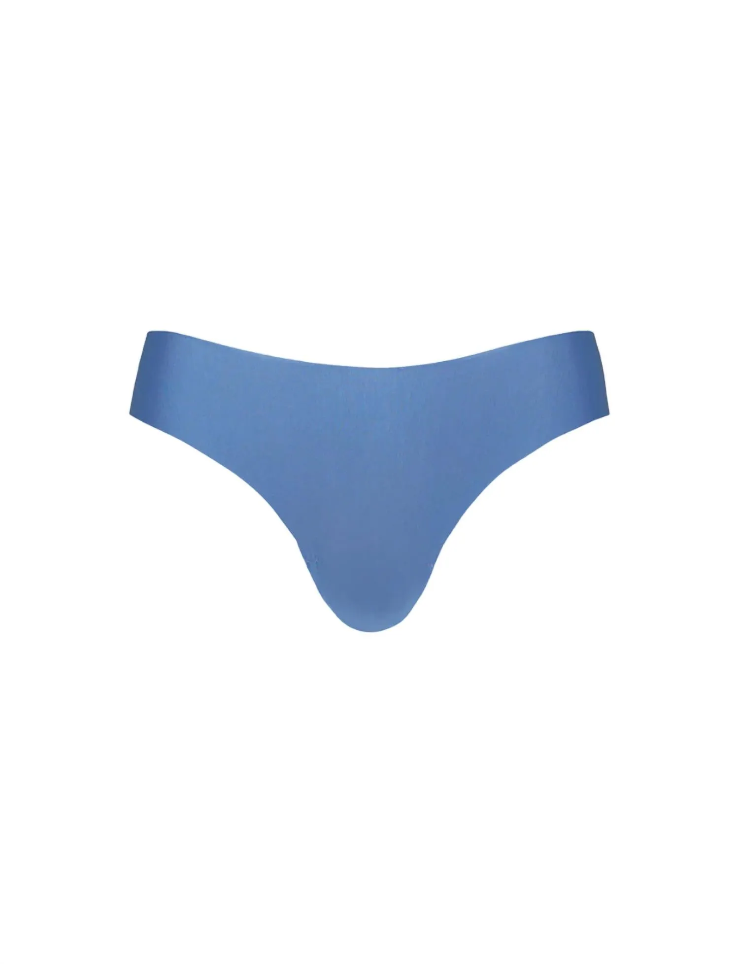 Culotte String Butter Mi-Hauteur en Bleu Jacinthe