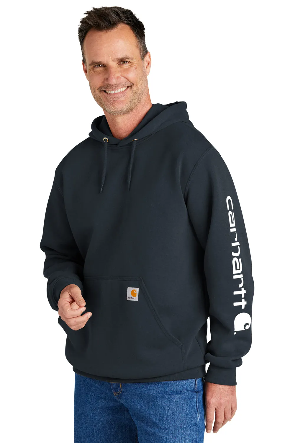 Pull à capuche Carhartt pour homme avec poche kangourou - Nouveau bleu marine