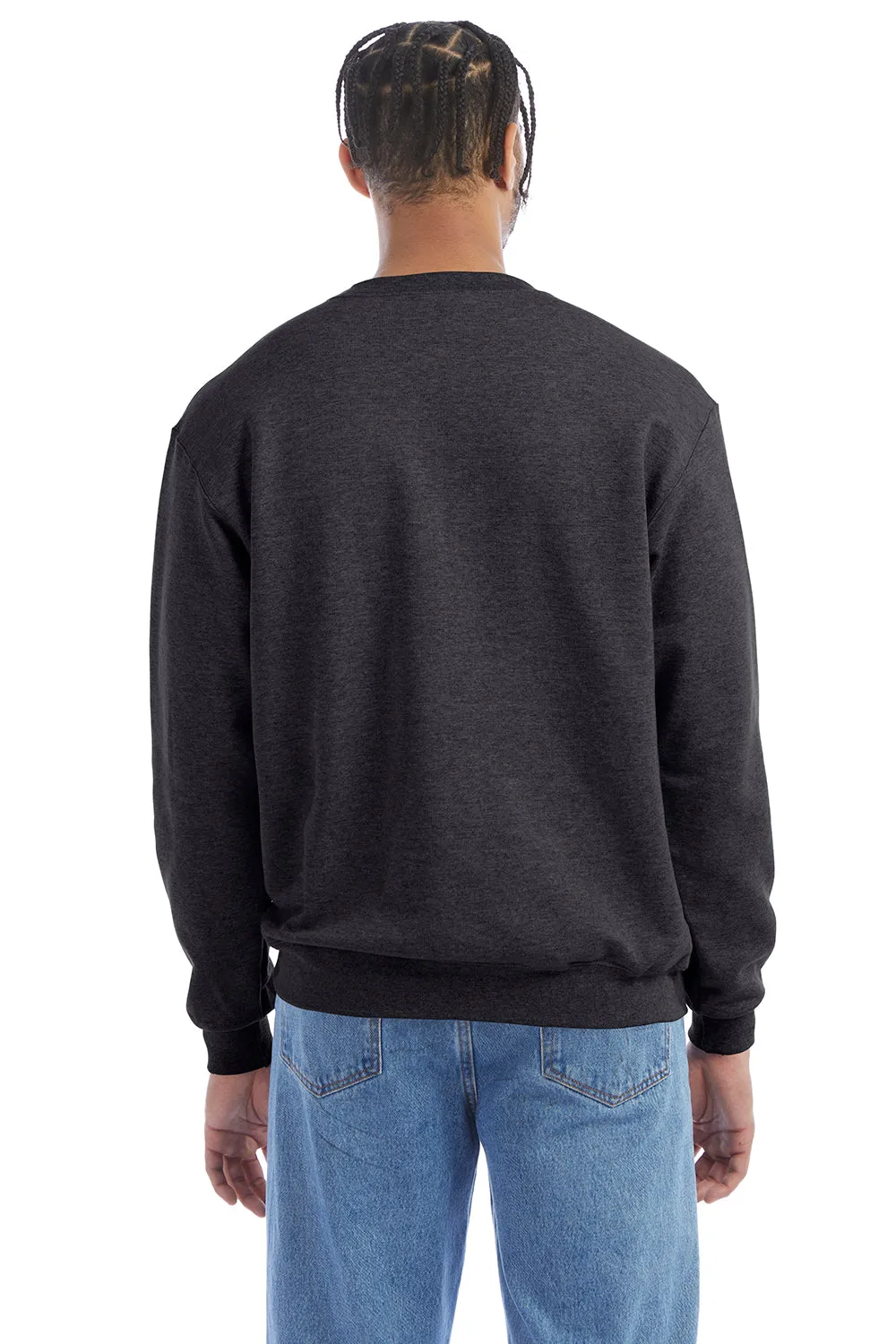 Champion Sweat à capuche homme en polaire respirante et absorbante - Gris anthracite chiné