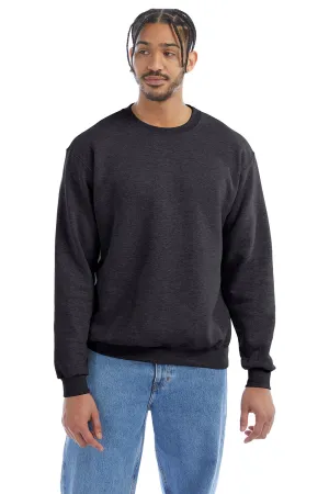 Champion Mens Double Dry Eco Moisture Wicking Fleece Crewneck Sweatshirt - Heather Charcoal Grey