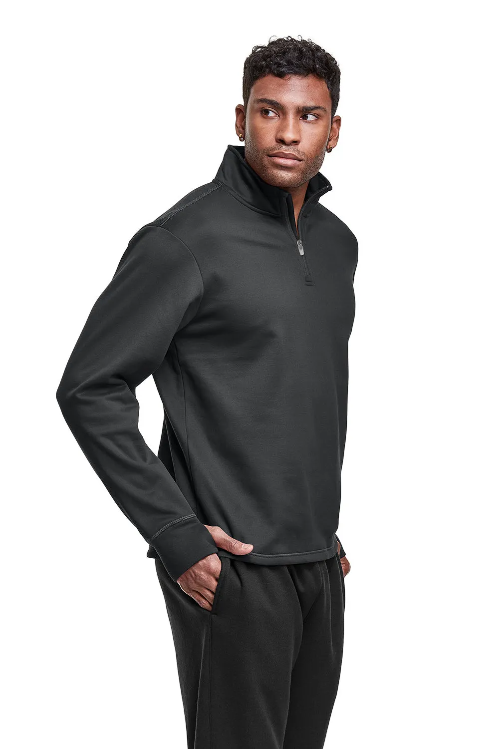 Champion Sweat-shirt Homme Sport 1/4 Zip - Gris Furtif