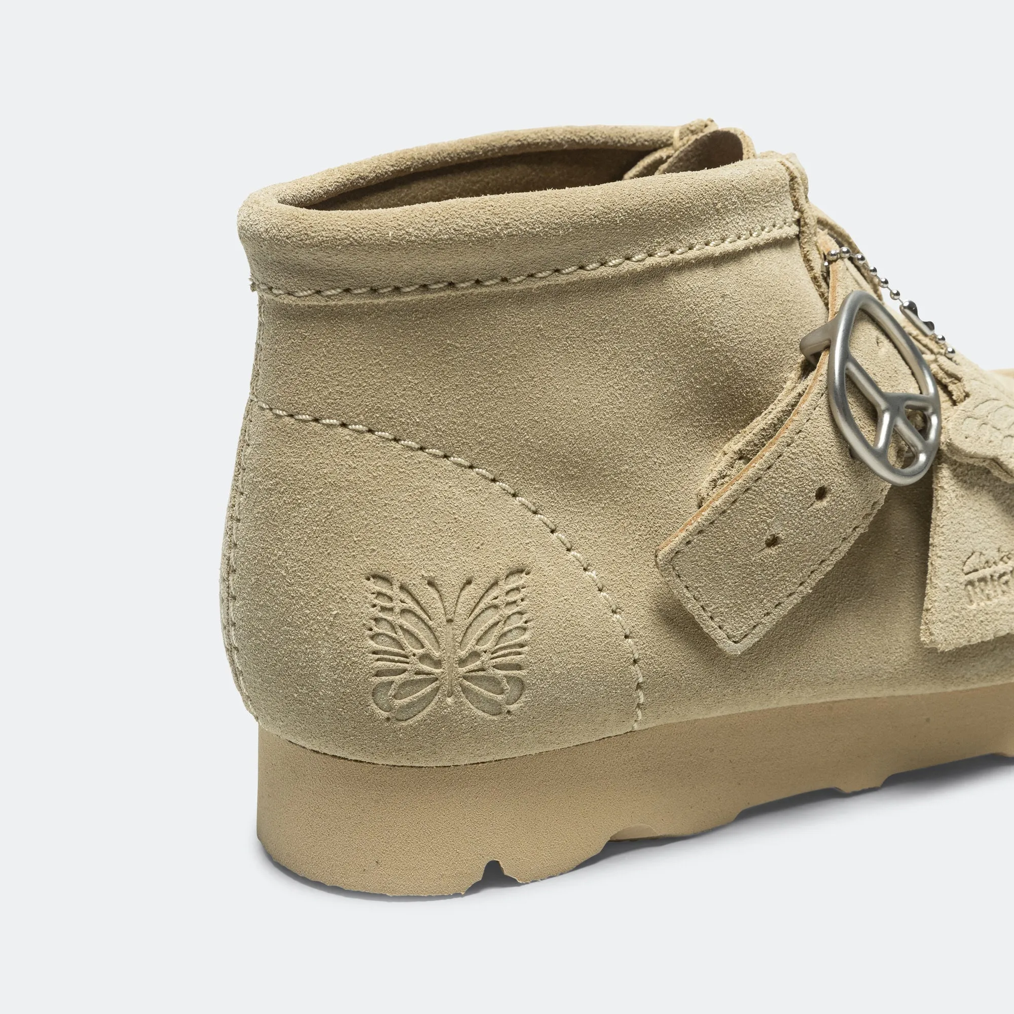 Bottes Clarks WallaStrap x Needles - Suédine Érable