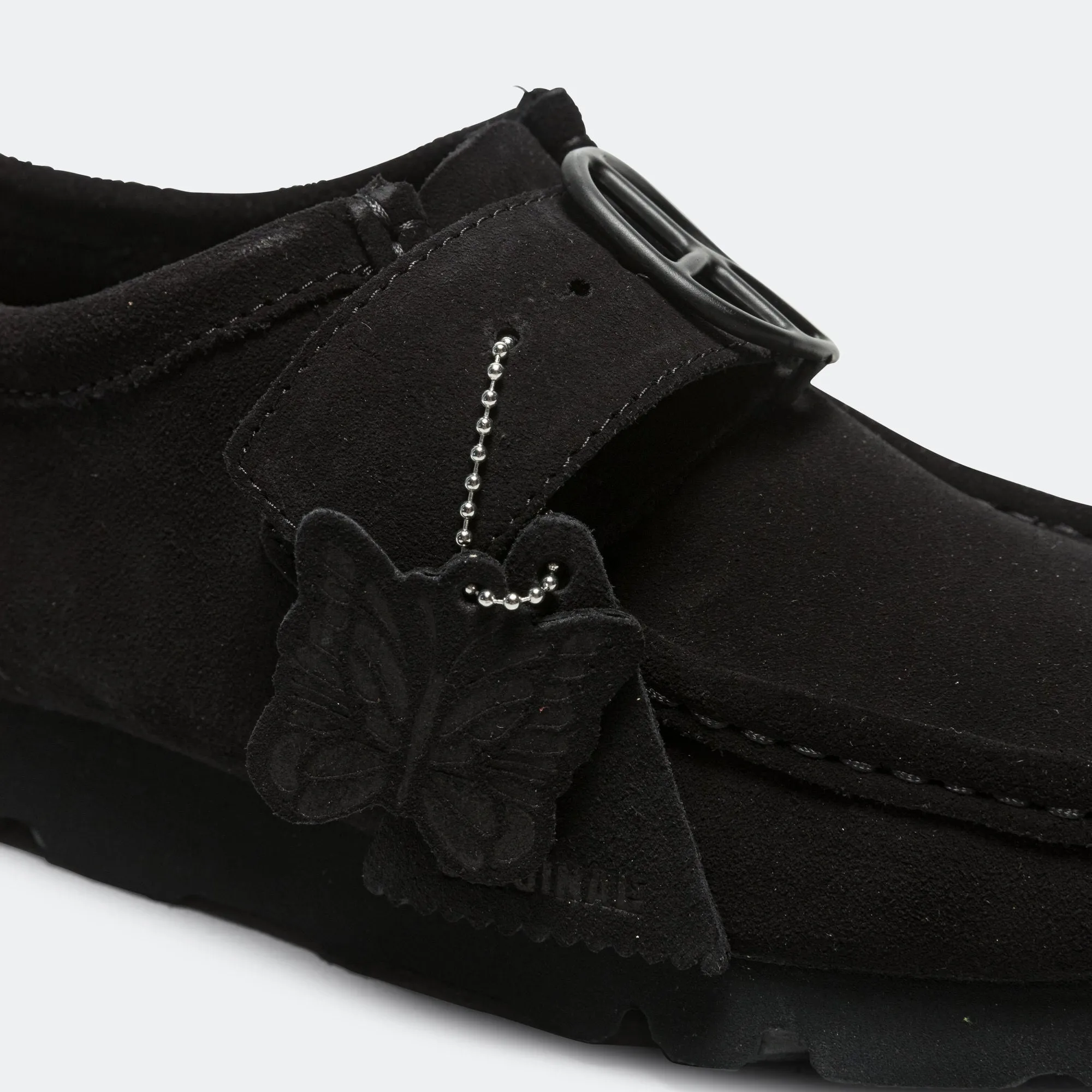 Clarks Shoes WallaStrap Low x Needles - Suède Noir