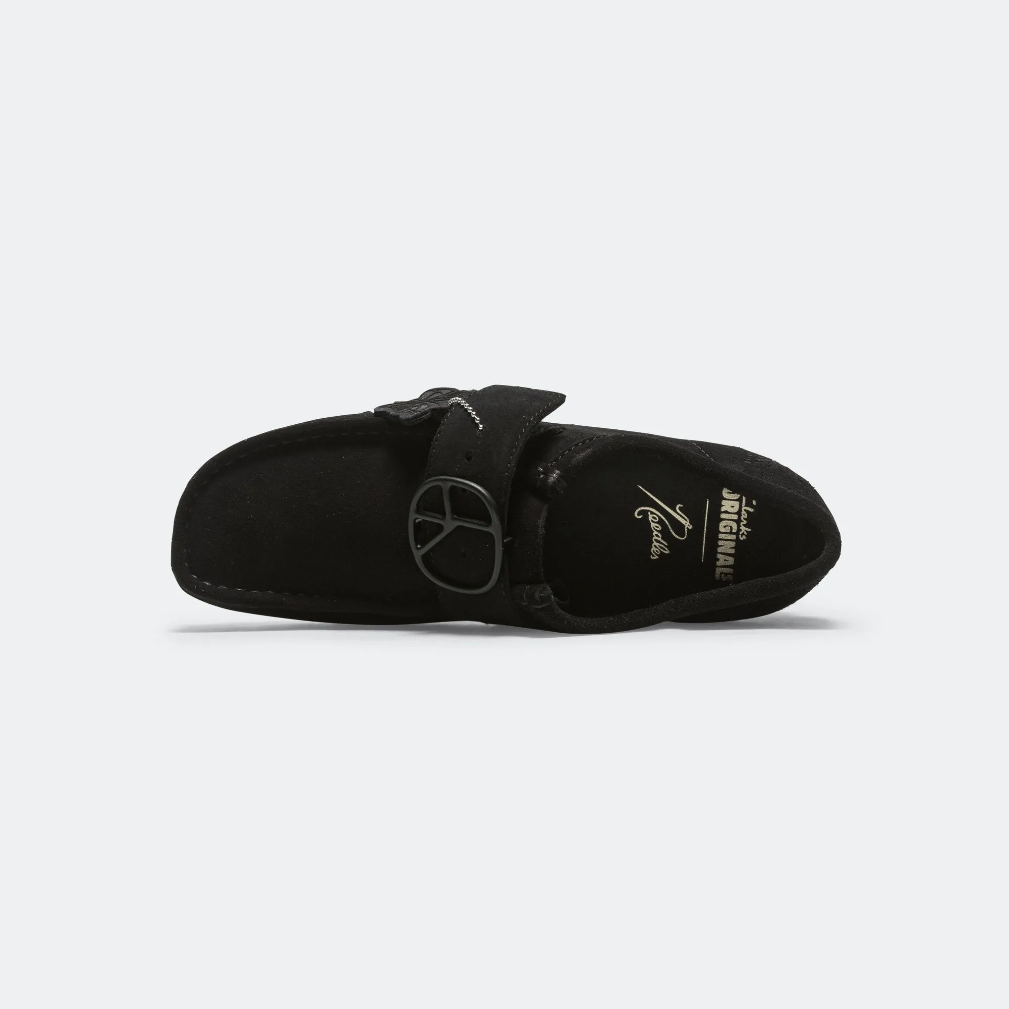 Clarks Shoes WallaStrap Low x Needles - Suède Noir