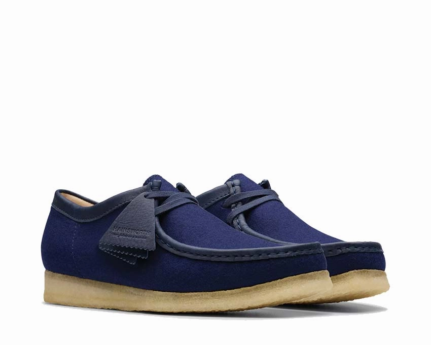 Clarks Wallabee "Navy Wool"