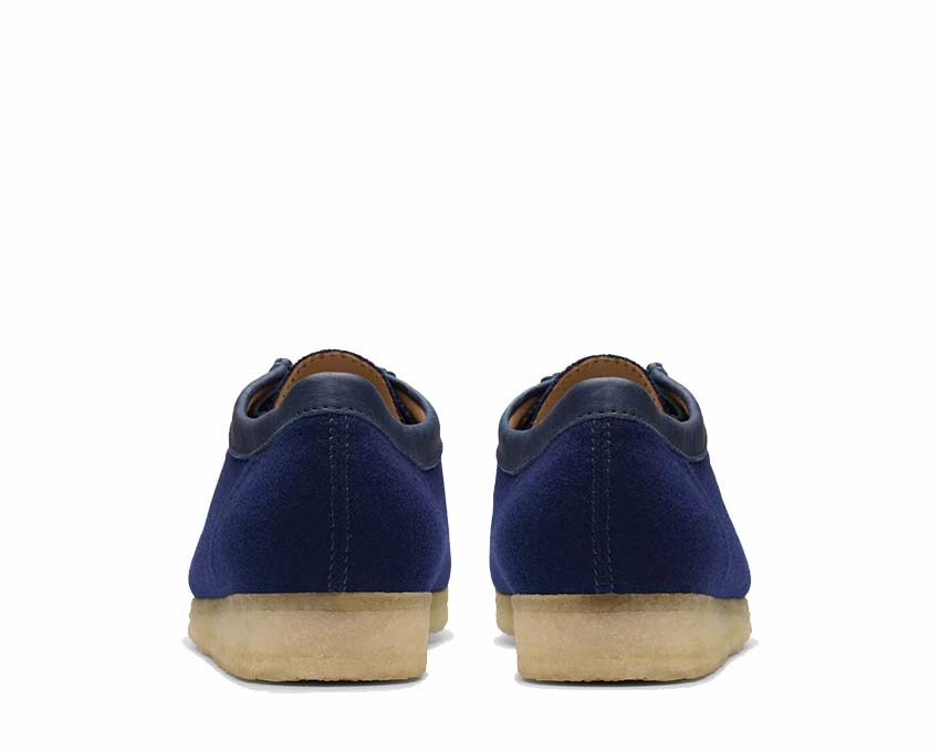 Clarks Wallabee "Navy Wool"
