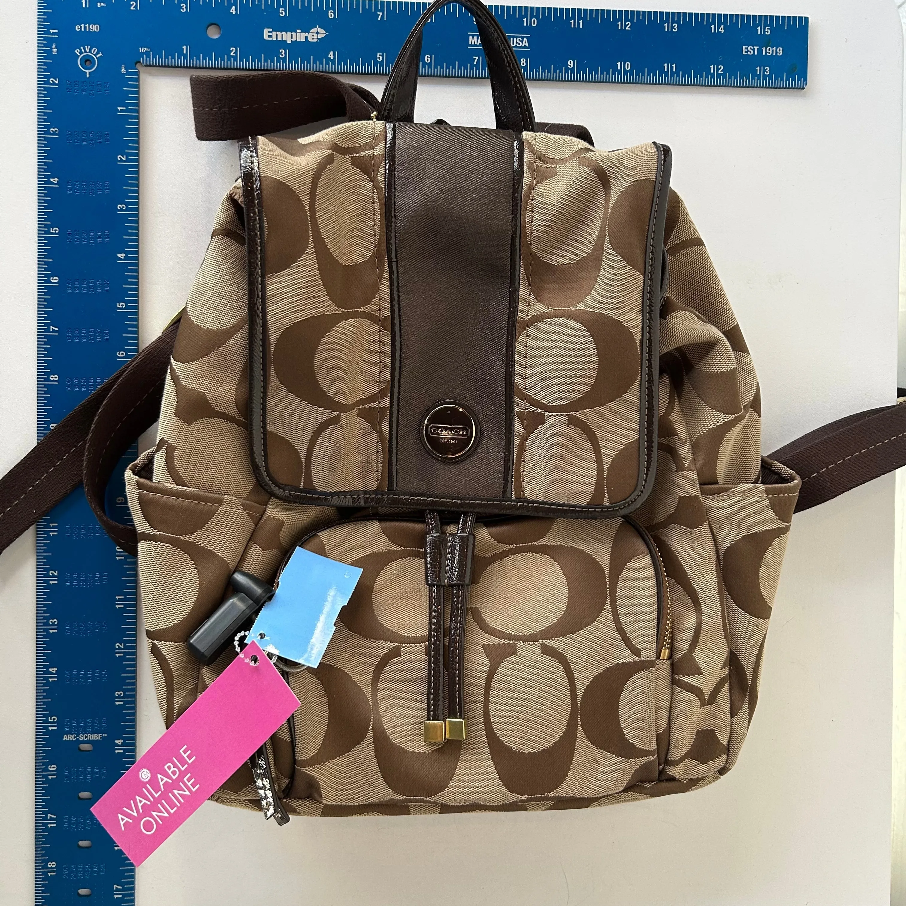 Sac à dos designer Coach par Coach, Taille : Moyenne