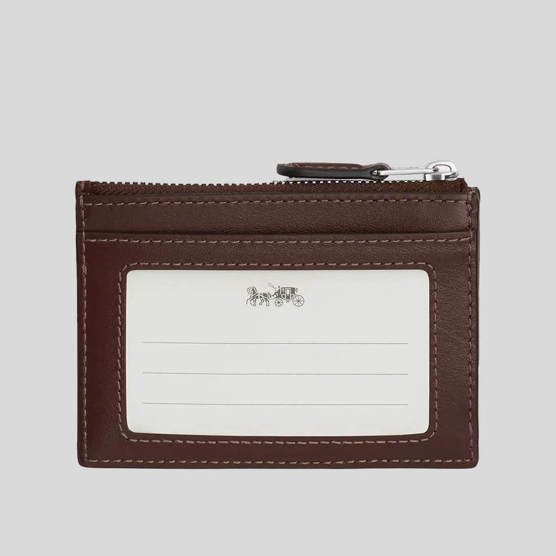 Sac COACH Mini Id Skinny En Jacquard Signature Chêne/Érable CU988