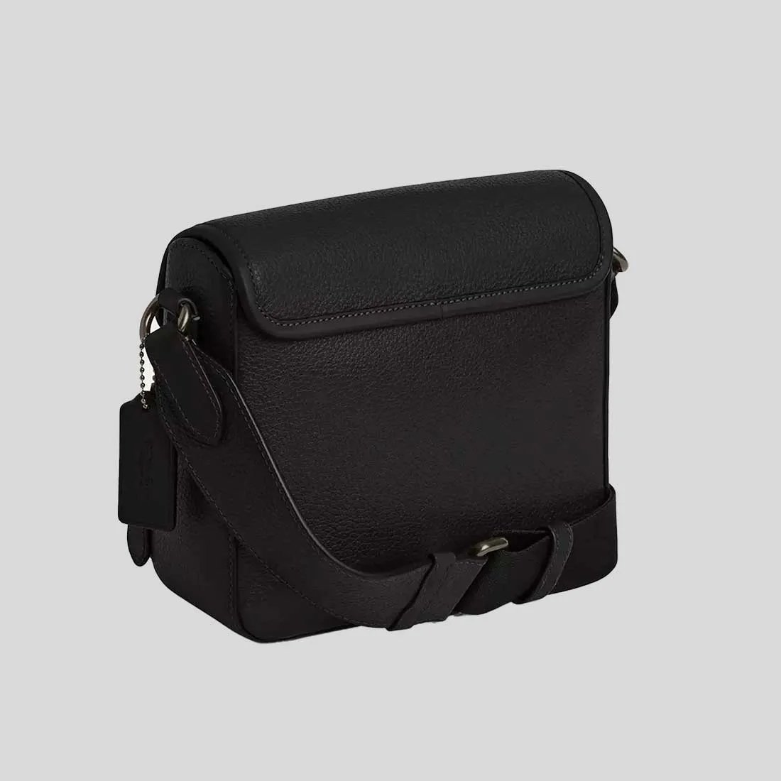 Sac bandoulière COACH COACH Sullivan à rabat Noir CY800
