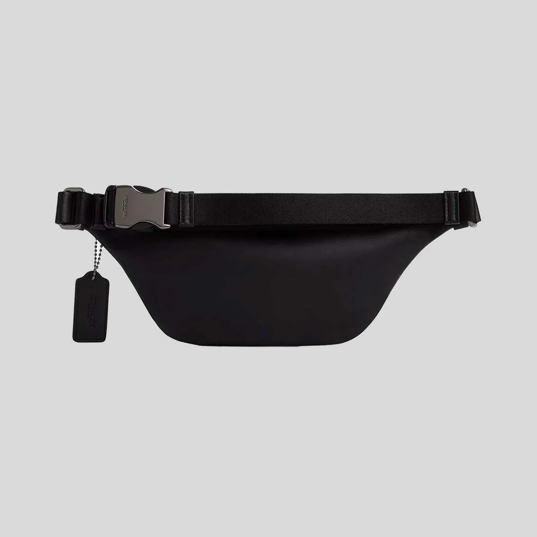 Sac bandoulière Coach COACH Warren Mini Sac ceinture en toile Signature Charbon/Noir CW369