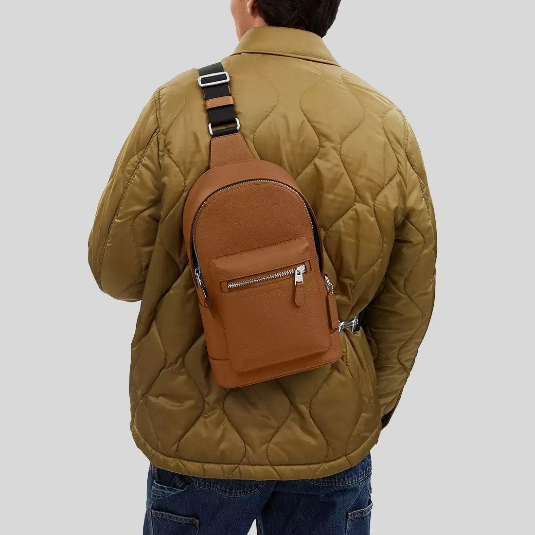 Sac bandoulière COACH West Pack Light Saddle 2540