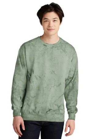 Comfort Colors Mens Color Blast Crewneck Sweatshirt - Fern Green