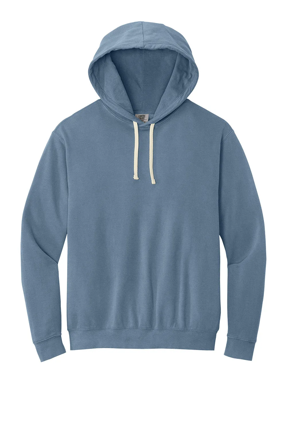 Pull à capuche en polaire teint vêtement pour hommes Comfort Colors - Bleu Jean