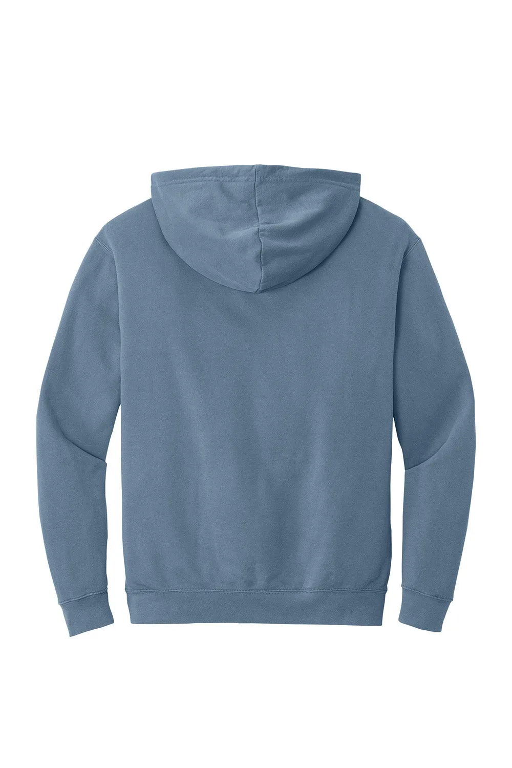 Pull à capuche en polaire teint vêtement pour hommes Comfort Colors - Bleu Jean