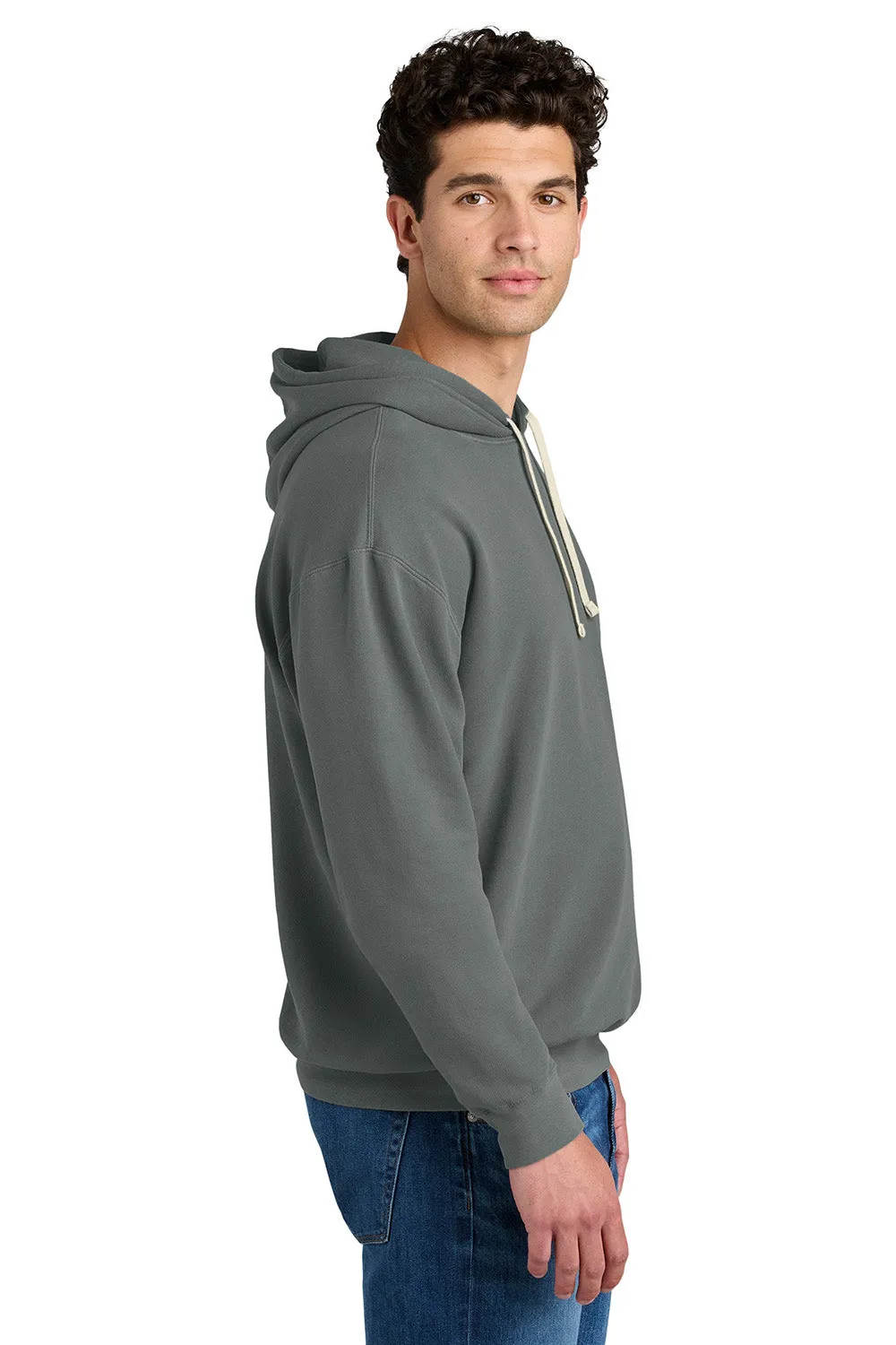 Pull à capuche en polaire teint vêtement pour hommes Comfort Colors - Gris
