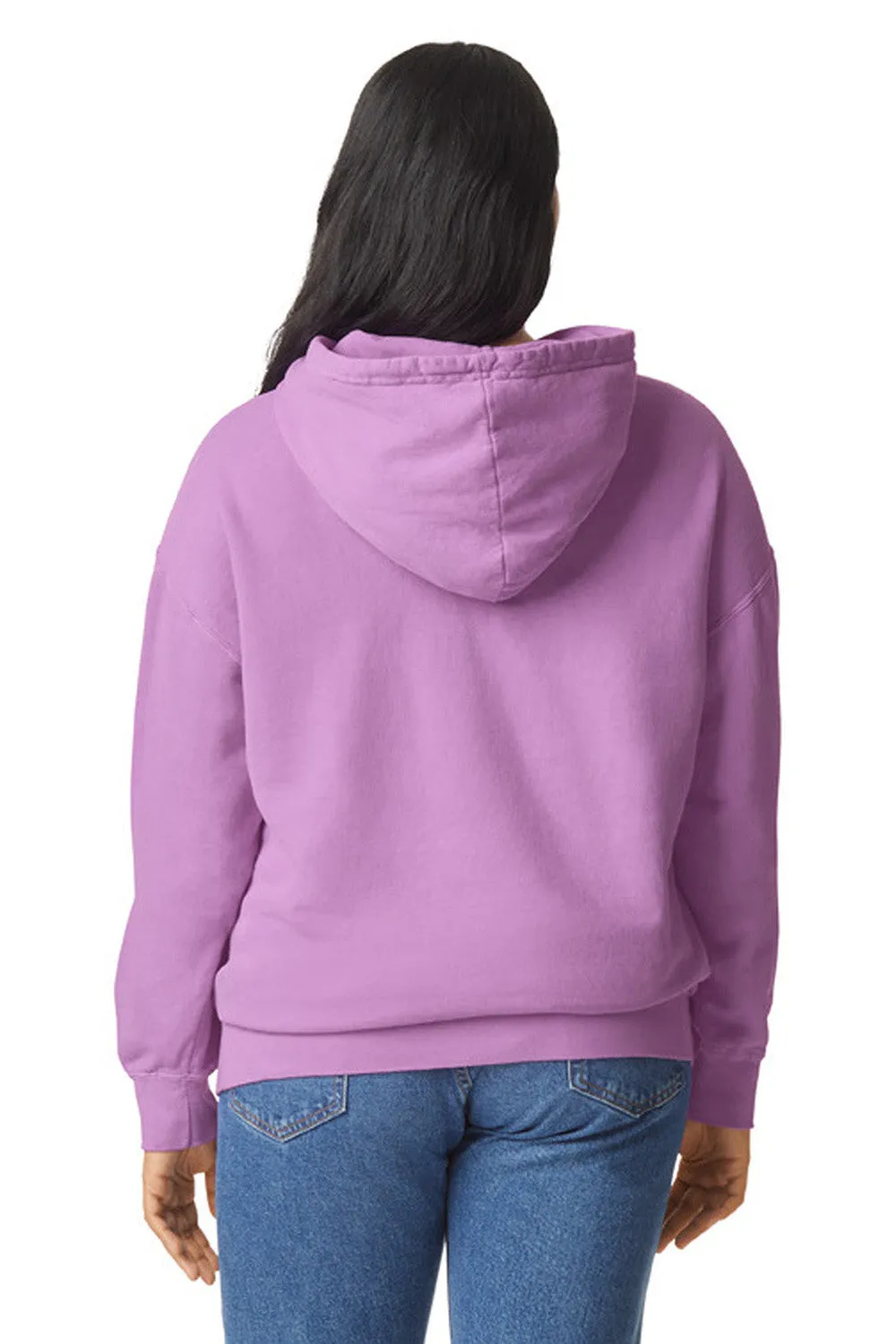 Pull à capuche en polaire teint vêtement pour hommes Comfort Colors - Violet néon