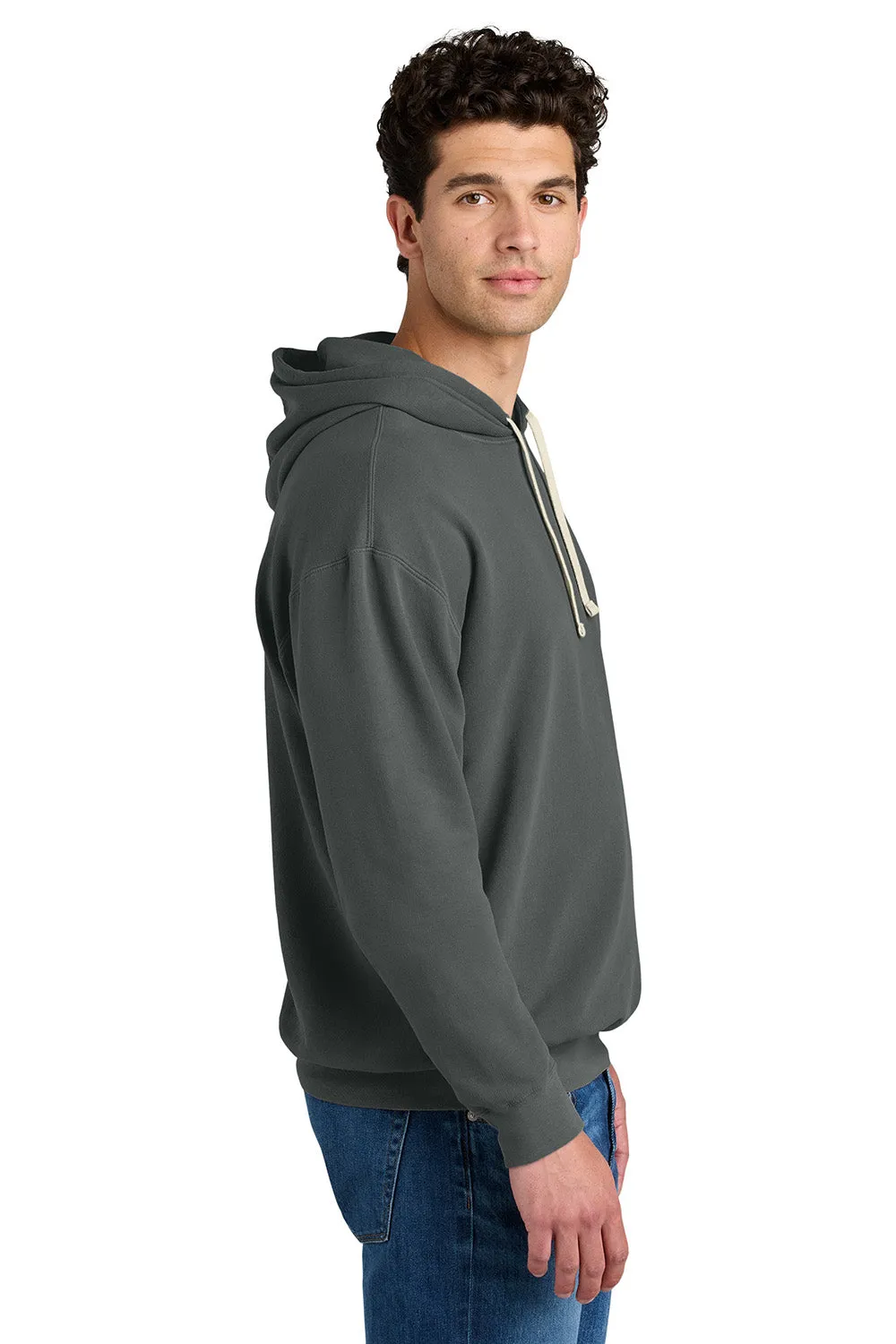Pull à capuche en polaire teint vêtement pour hommes Comfort Colors - Gris poivre