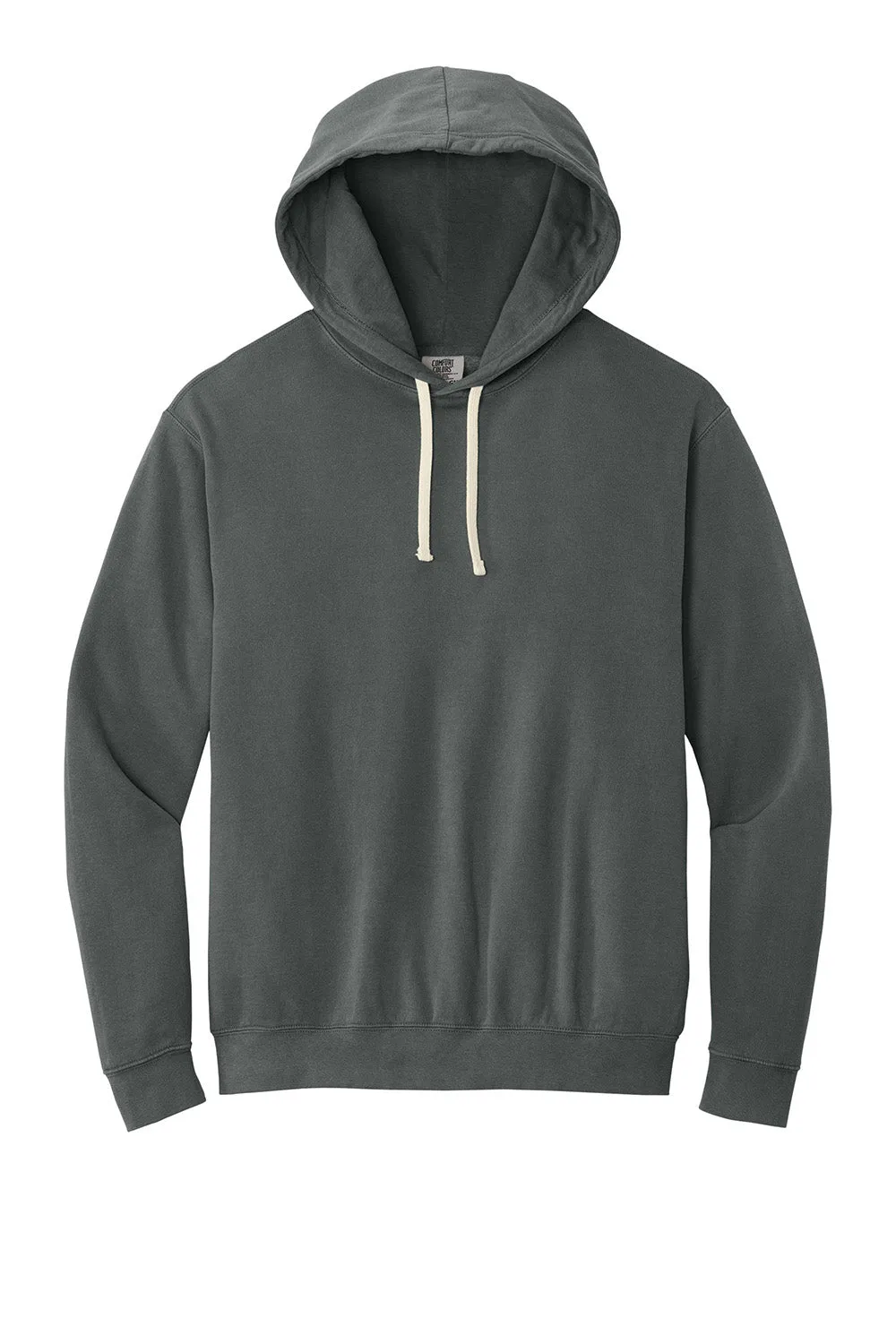 Pull à capuche en polaire teint vêtement pour hommes Comfort Colors - Gris poivre