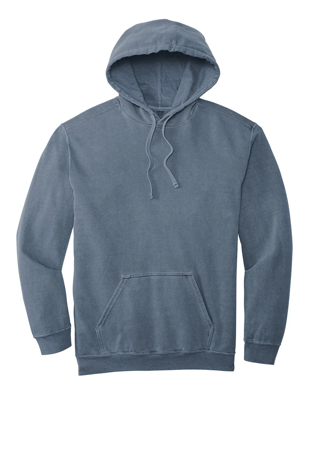 Pull à capuche pour homme Comfort Colors avec poche kangourou - Bleu Jean