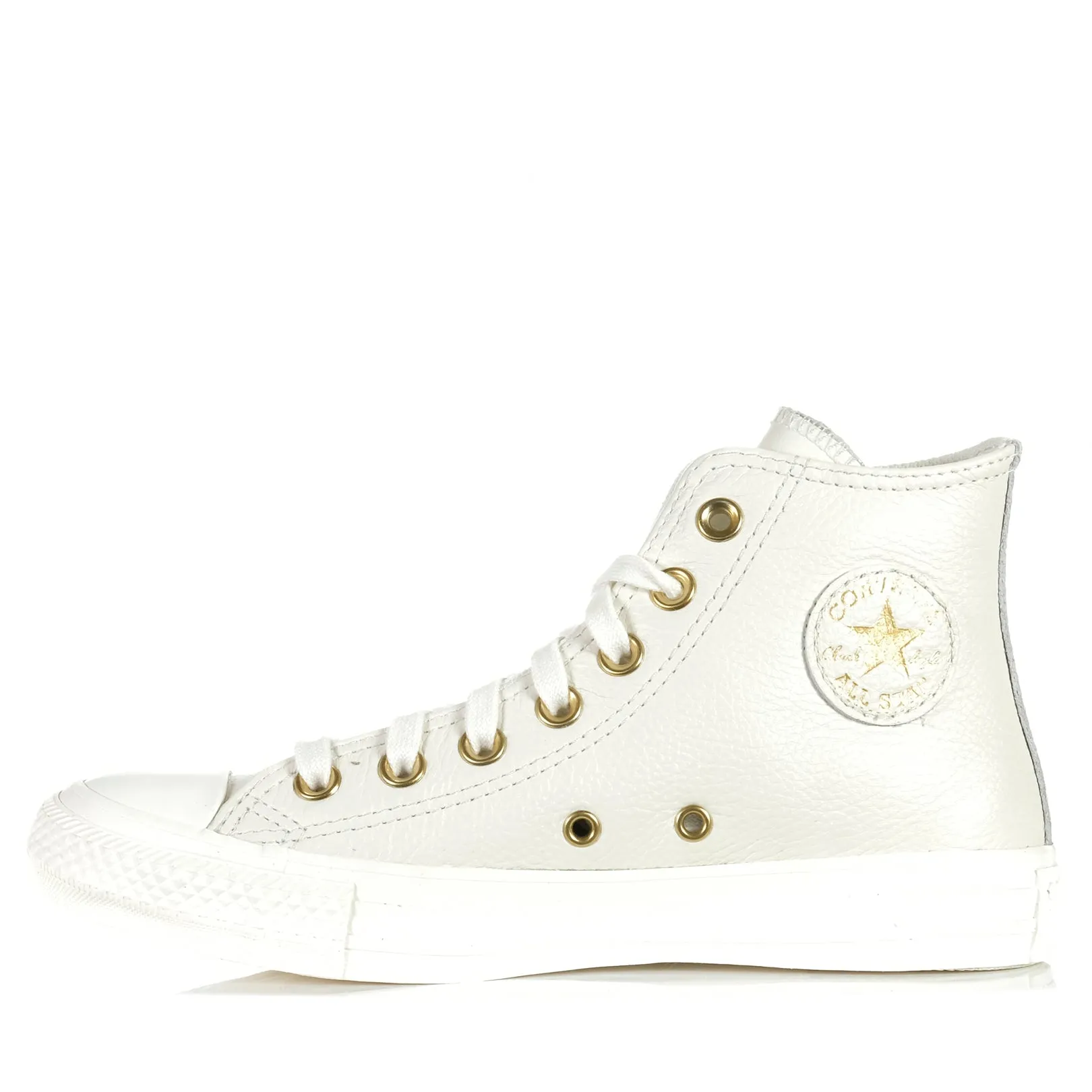 Converse Chuck Taylor All Star Cuir Haute Monture Aigrette Mono