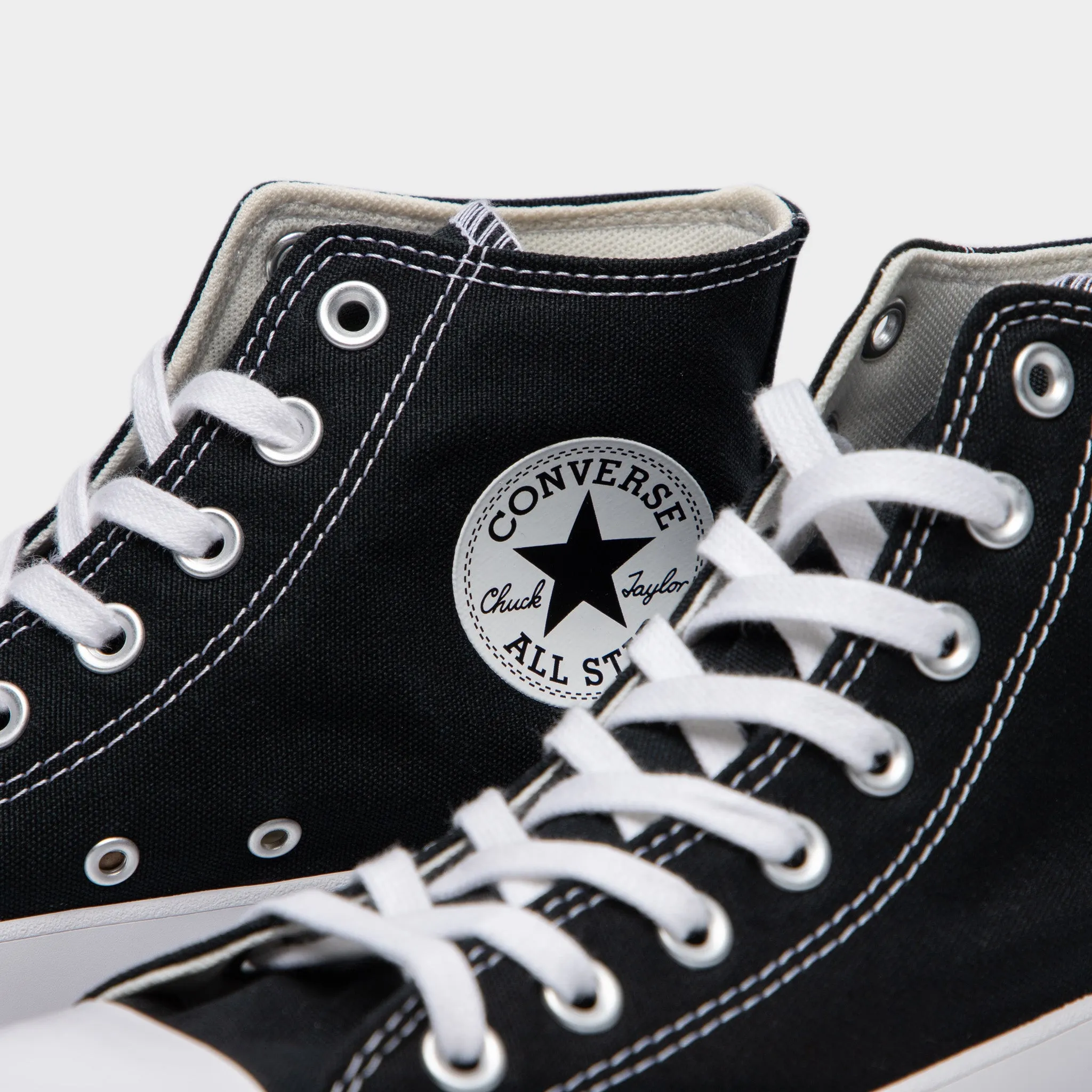 Converse Chuck Taylor All Star Lugged 2.0 Noir / Aigrette - Chaussures Converse Blanc