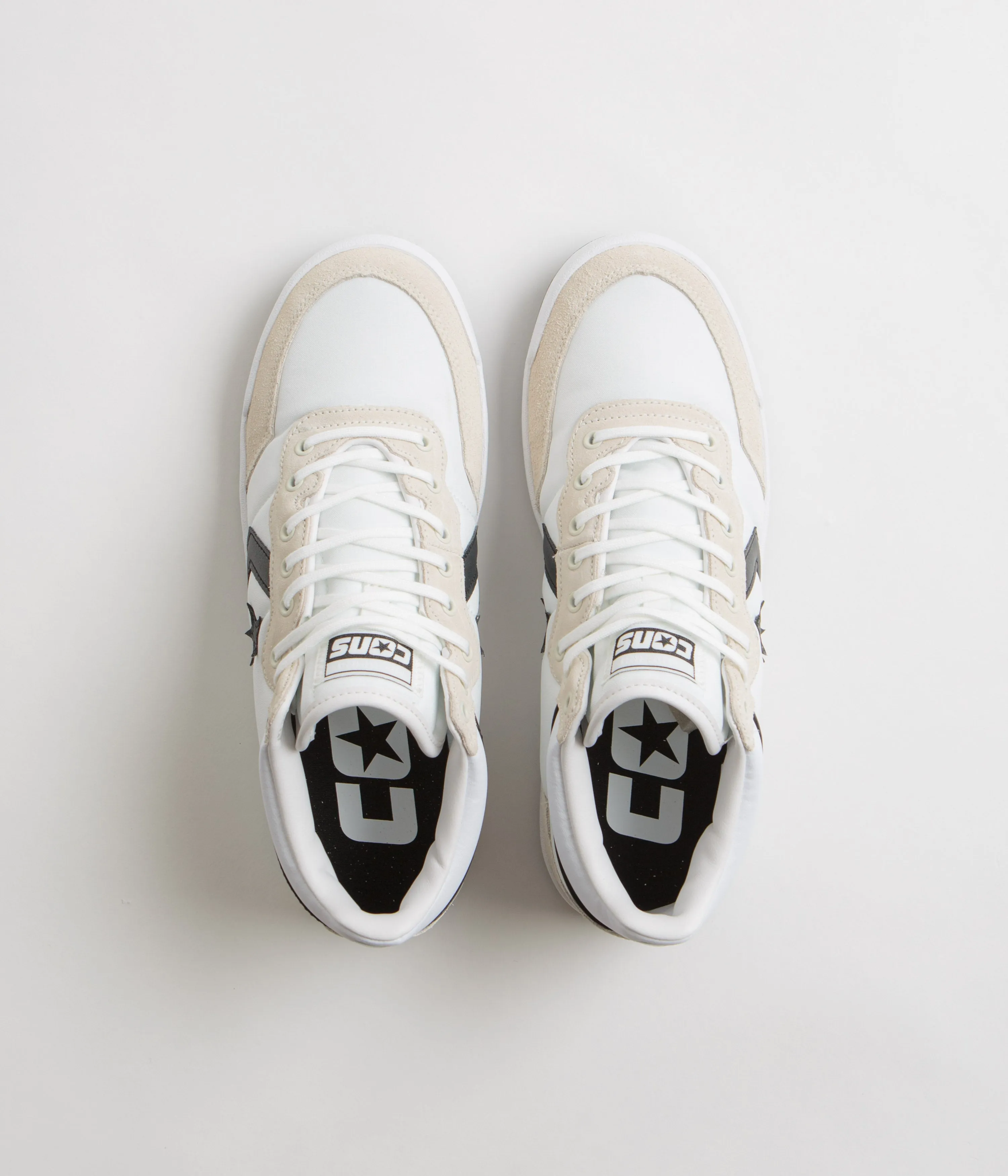 Chaussures Converse Fastbreak Pro Mid - Blanc / Noir / Aigrette