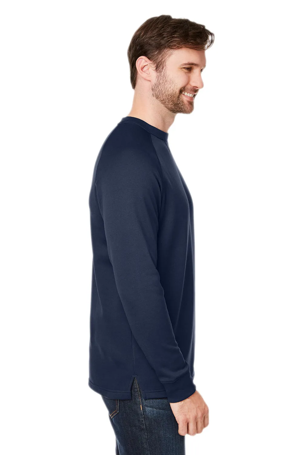 Core 365 pour Hommes Fusion ChromaSoft Polaire Anti-Statique Sweat à Capuche avec Poche - Bleu Marine Classique - Liquidation