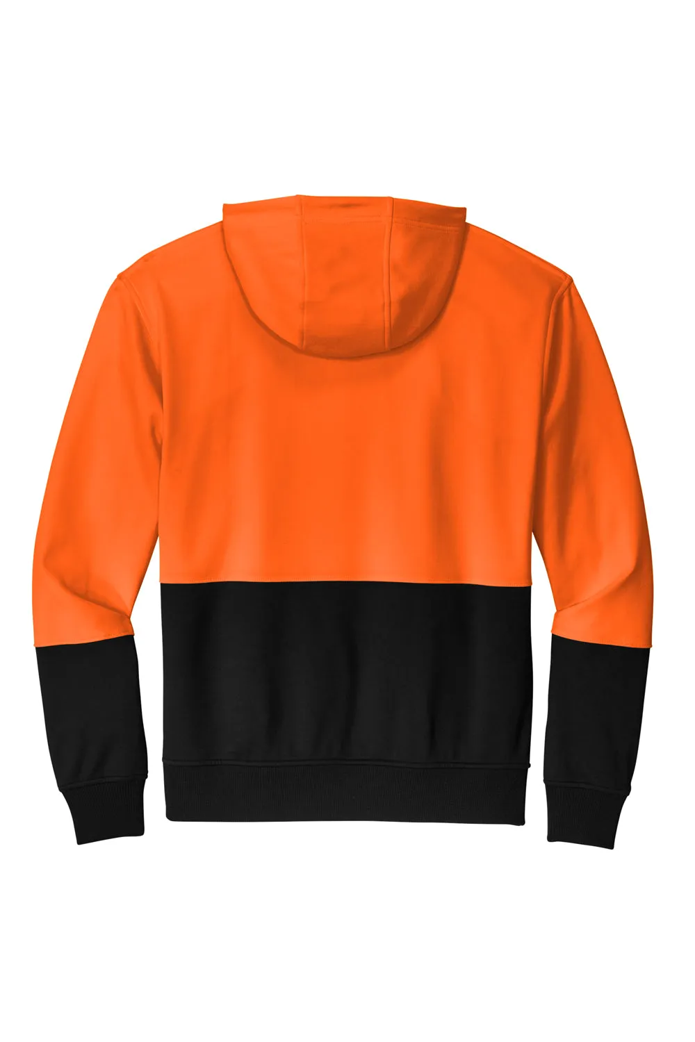 CornerStone Sweat à capuche pour hommes avec poche kangourou - visibilité accrue et évacuation de l'humidité - Orange sécurité