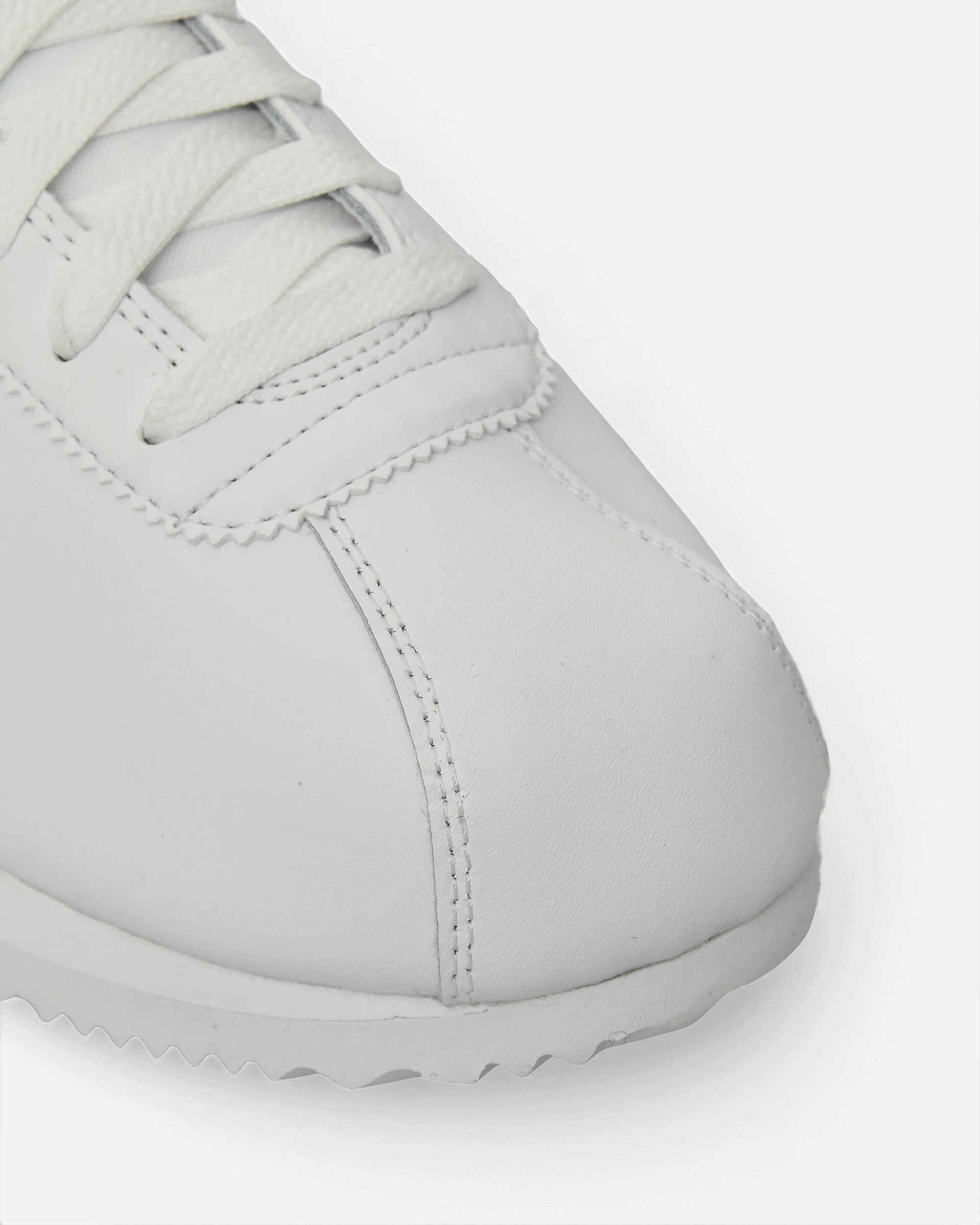 Baskets en cuir Cortez Blanc / Rouge universitaire