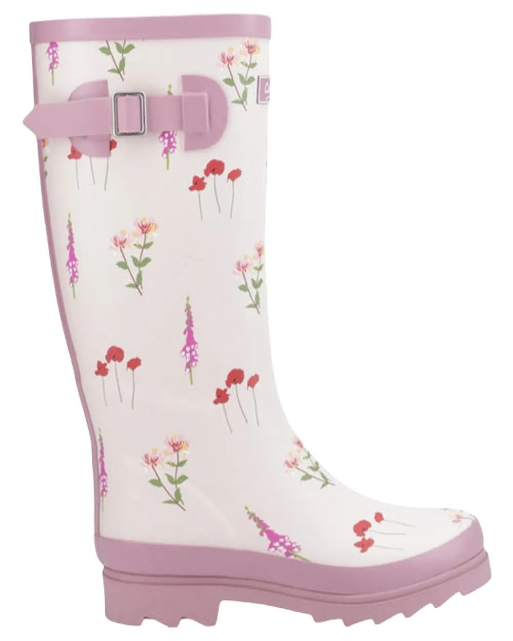 Bottes hautes pour femmes à motifs fleurs sauvages Cotswold - Chaussures Cotswold