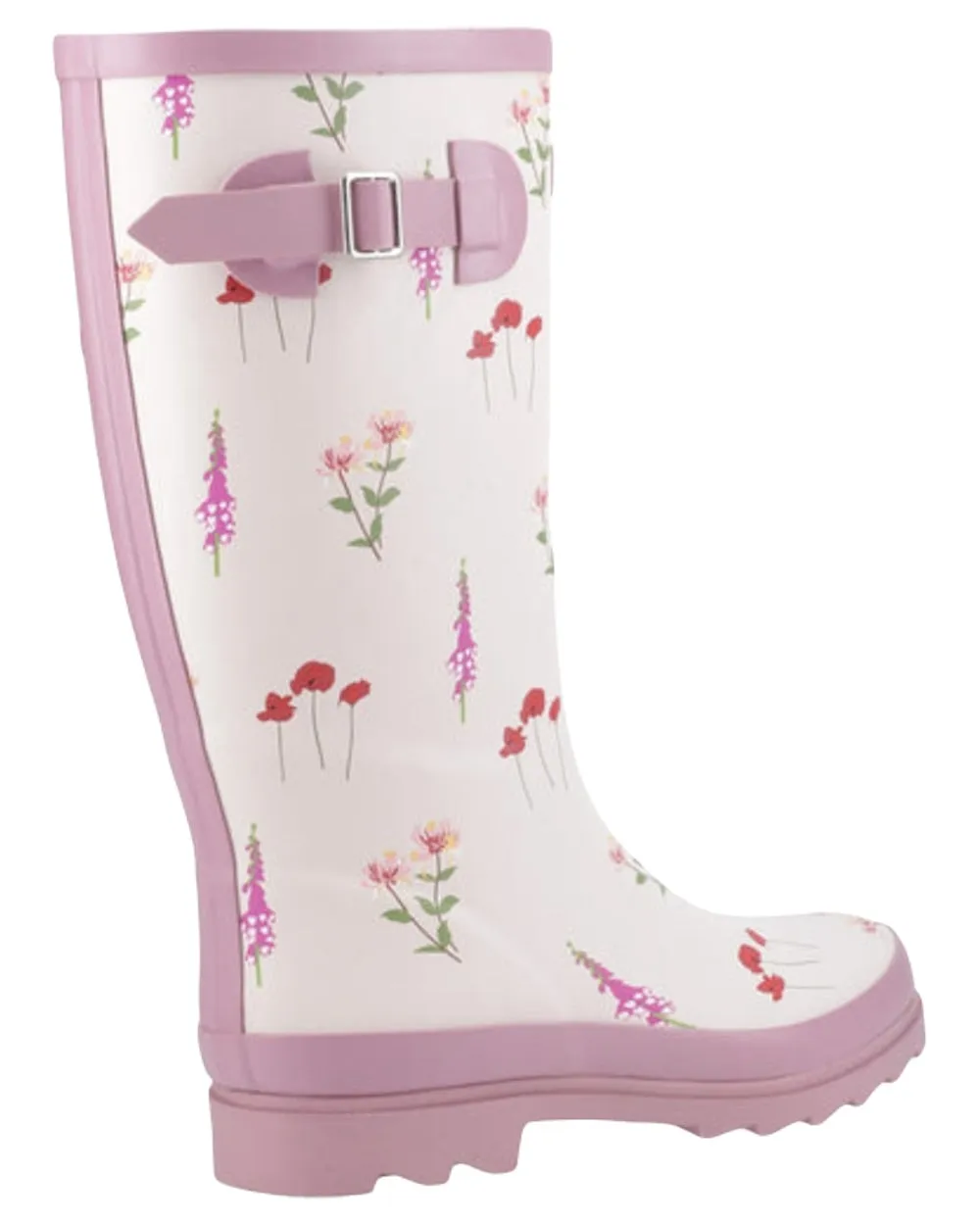 Bottes hautes pour femmes à motifs fleurs sauvages Cotswold - Chaussures Cotswold