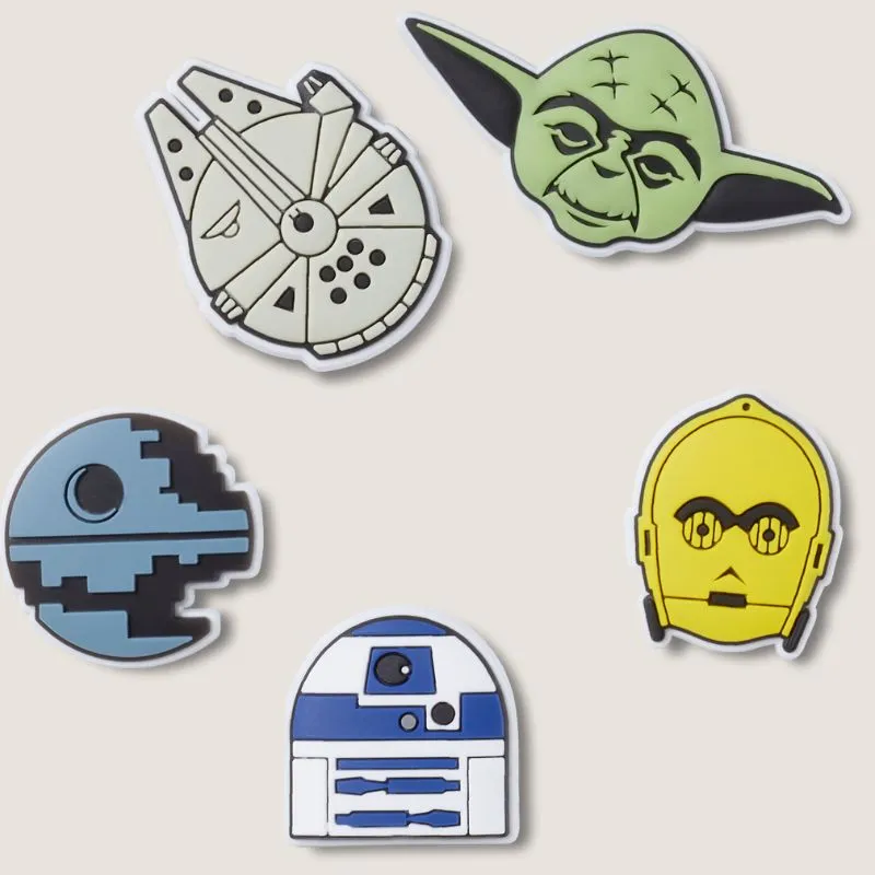 Crocs Star Wars Pack de 5 Charmes Jibbitz pour Chaussures Crocs
