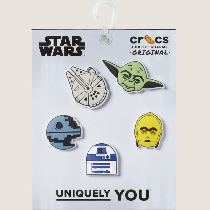 Crocs Star Wars Pack de 5 Charmes Jibbitz pour Chaussures Crocs