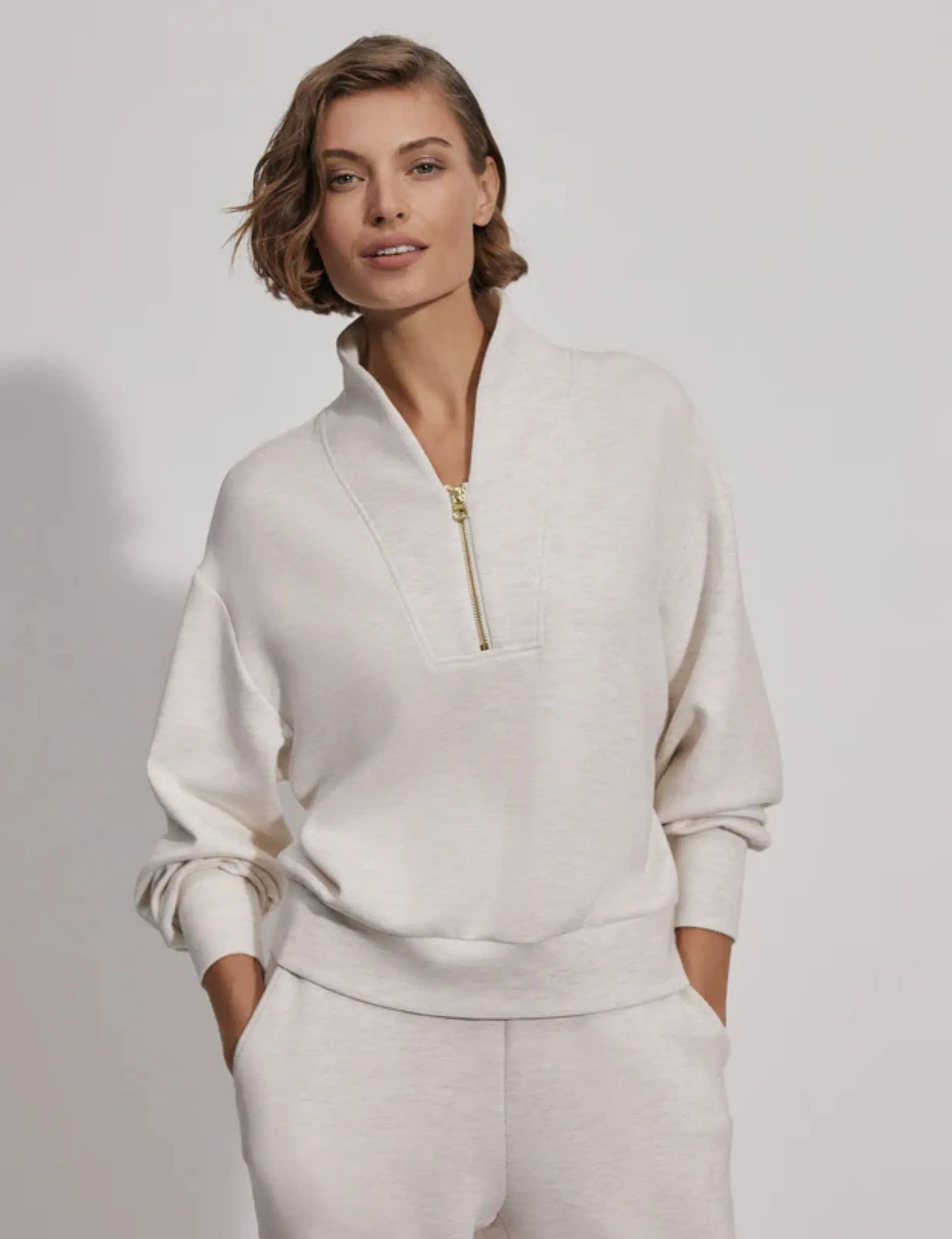 Davidson Sweat - Ivoire Marl
