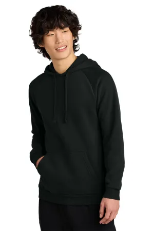 District Mens Cloud Fleece Hooded Sweatshirt Hoodie w/ Pouch Pocket - Jet Black