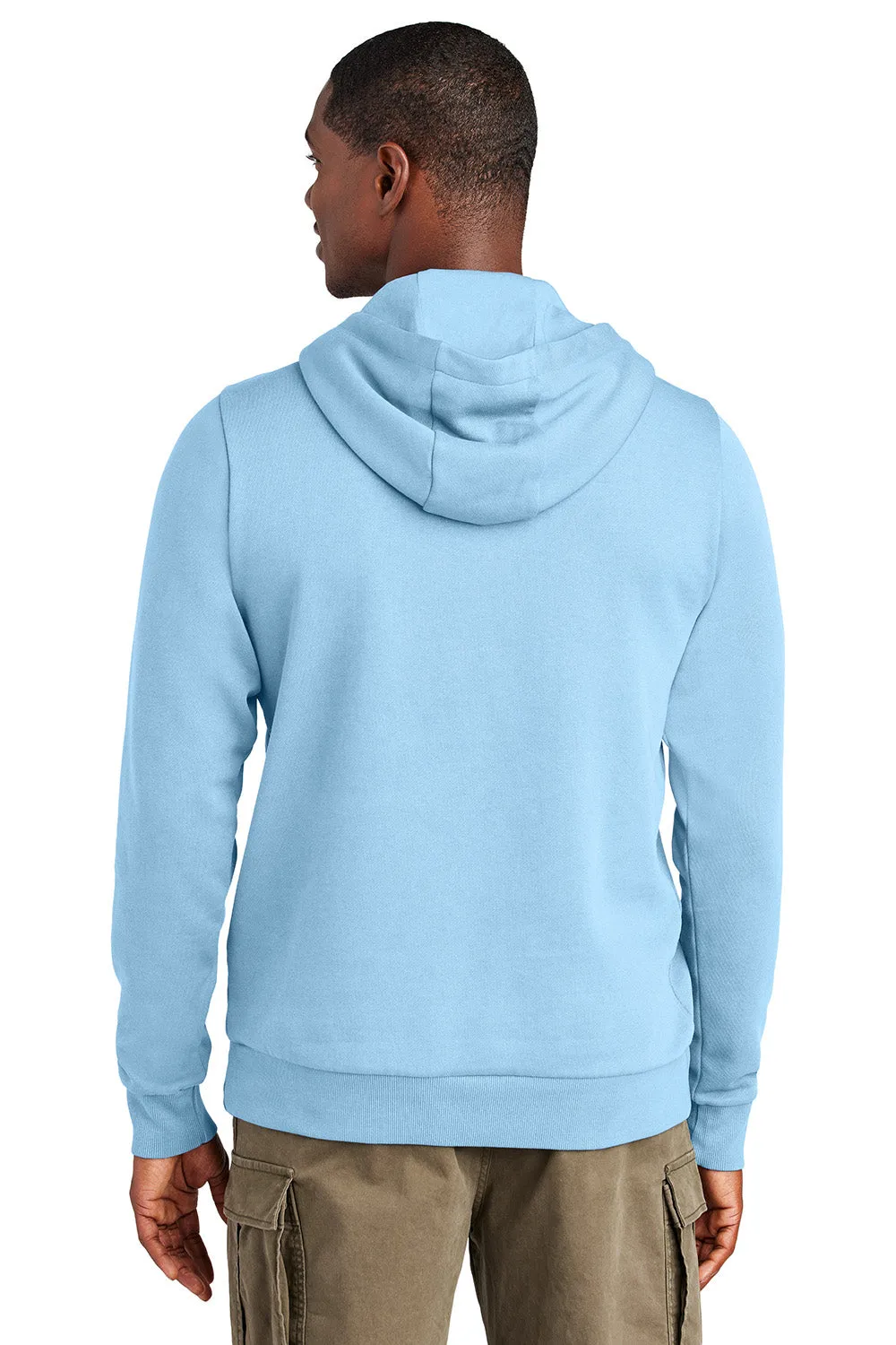 Pull à capuche en polaire pour homme du district avec poche kangourou - Bleu patrimoine